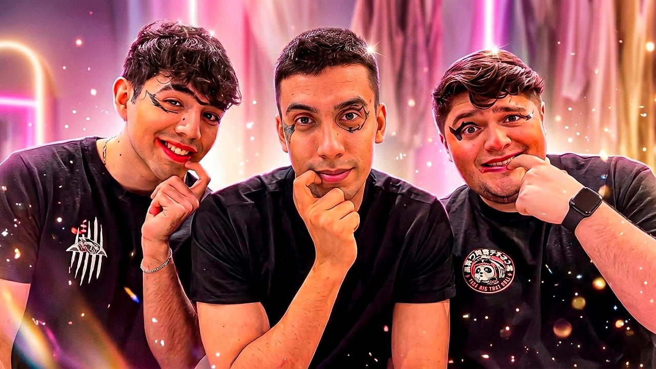 MAQUILLANDOME CON LOS BROS HACIENDOME PREGUNTAS SOBRE YOUTUBERS!📺