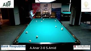 Bank Open | S.Amid - A.Anar | Banklar Arası Sərbəst Piramida Turniri | 1-ci tur