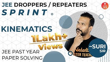 Kinematics - JEE Past Year Questions Solving | JEE Droppers/Repeaters | JEE Physics | IIT JEE 2020