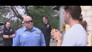 Man reunites with off-duty Austin firefighter who saved his life