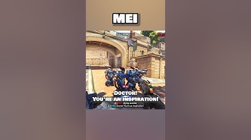 How do Overwatch heroes react when Mercy gets a kill?