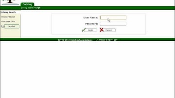 How to access individual library accounts and how to search the online catalog