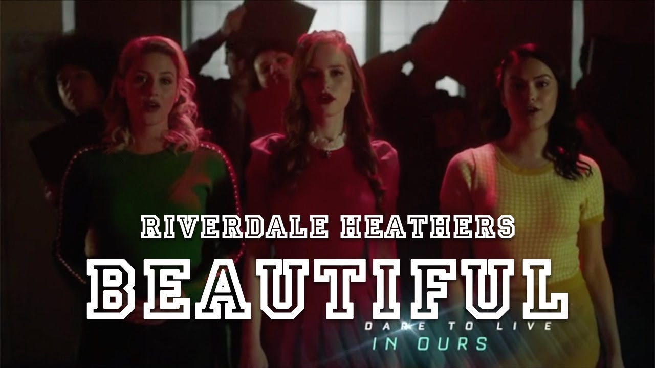 Хизер мюзикл Ривердейл. Beautiful Heathers. Ривердейл выступление на сцене Хезер. Heathers beautiful text.