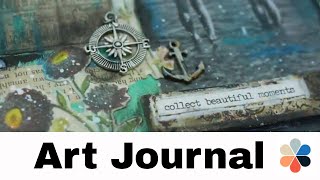 Art Journal for beginners in 3 easy steps - &quot;Collect Beautiful Moments&quot;