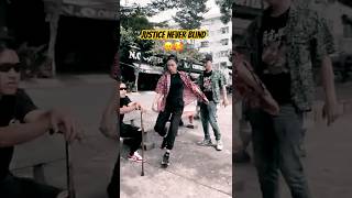 Justice for the Blind 👊When Kindness Fights Back[Tracy Huynh]#respect #shorts #viral #fyp #trending