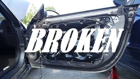 Nissan 350z Window Motor Replacement