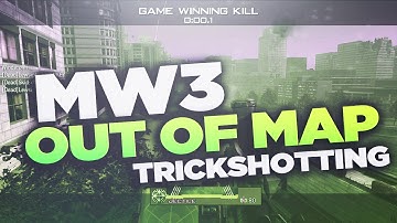 MW3 OUT OF MAP/SLIDE TRICKSHOTTING! (Plutonium IW5 w/ 8 KILLCAMS!)