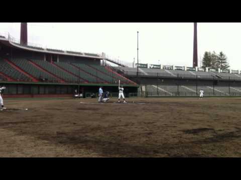 20120421 リーグ戦② 山大工学部 1打席目 ショートゴロエラー