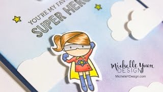 Cardmaking Tutorial with Mama Elephant Tiny Heroes