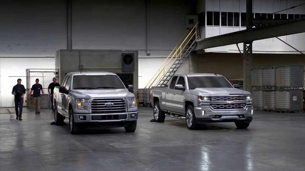 Chevrolet Silverado vs Ford F150 Aluminum bed