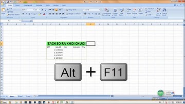 Thu thuat Excel : Tách số ra khỏi chuôi Số 1