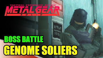 Metal Gear Solid   SNAKE VS GENOME SOLDIERS