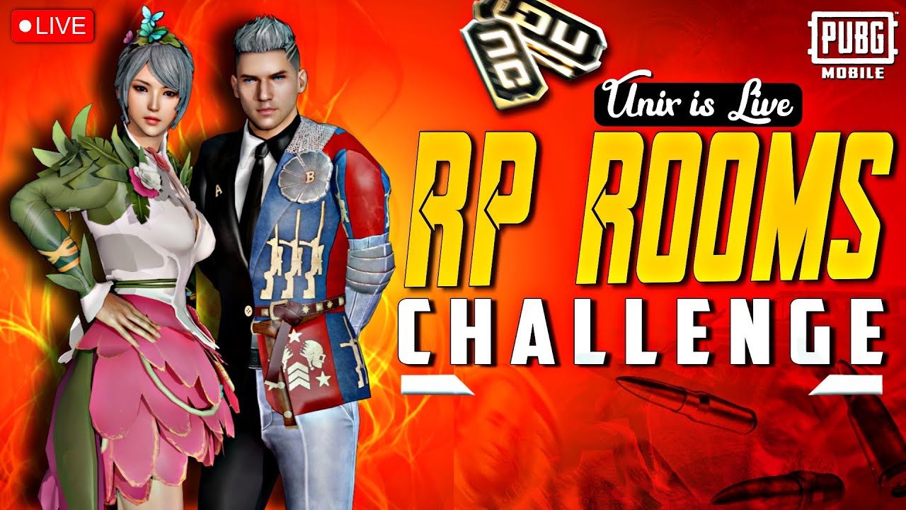 RP ROOMS ONLY 😍 PUBG MOBILE LIVE CUSTOM ROOMS & TDM 1V1 😍 ROAD TO 10K 😍 ...