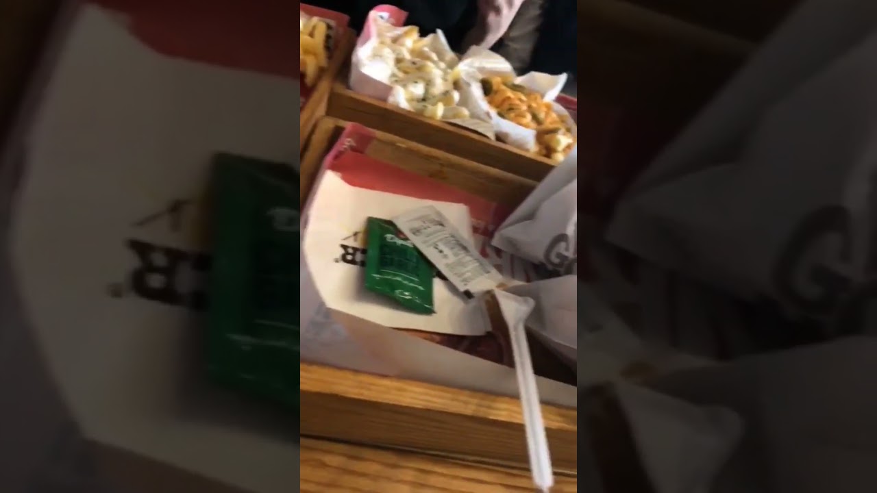 Mouth watering burger 