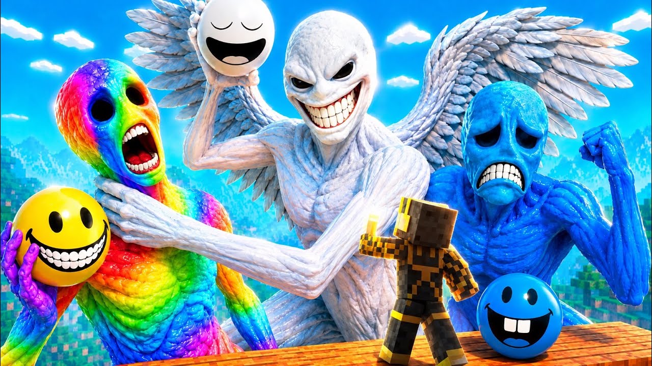 ANGEL VERITY VS RAINBOW VERITY Horror Mod In Minecraft..!