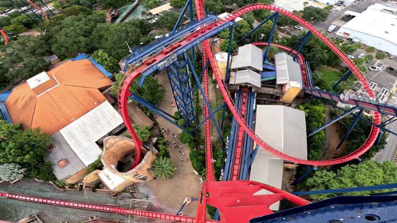 Coasters of Busch Gardens Tampa September 8, 2024