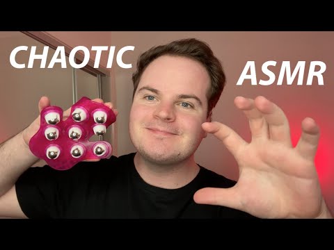 CHAOTIC FAST & AGGRESSIVE ASMR TRIGGERS PT 2