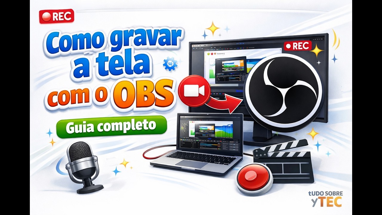 Como gravar a tela com o OBS - Guia completo