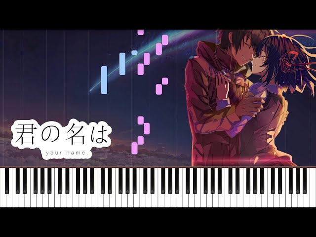 Katawaredoki - Your Name Piano Cover | Sheet Music [4K] class=