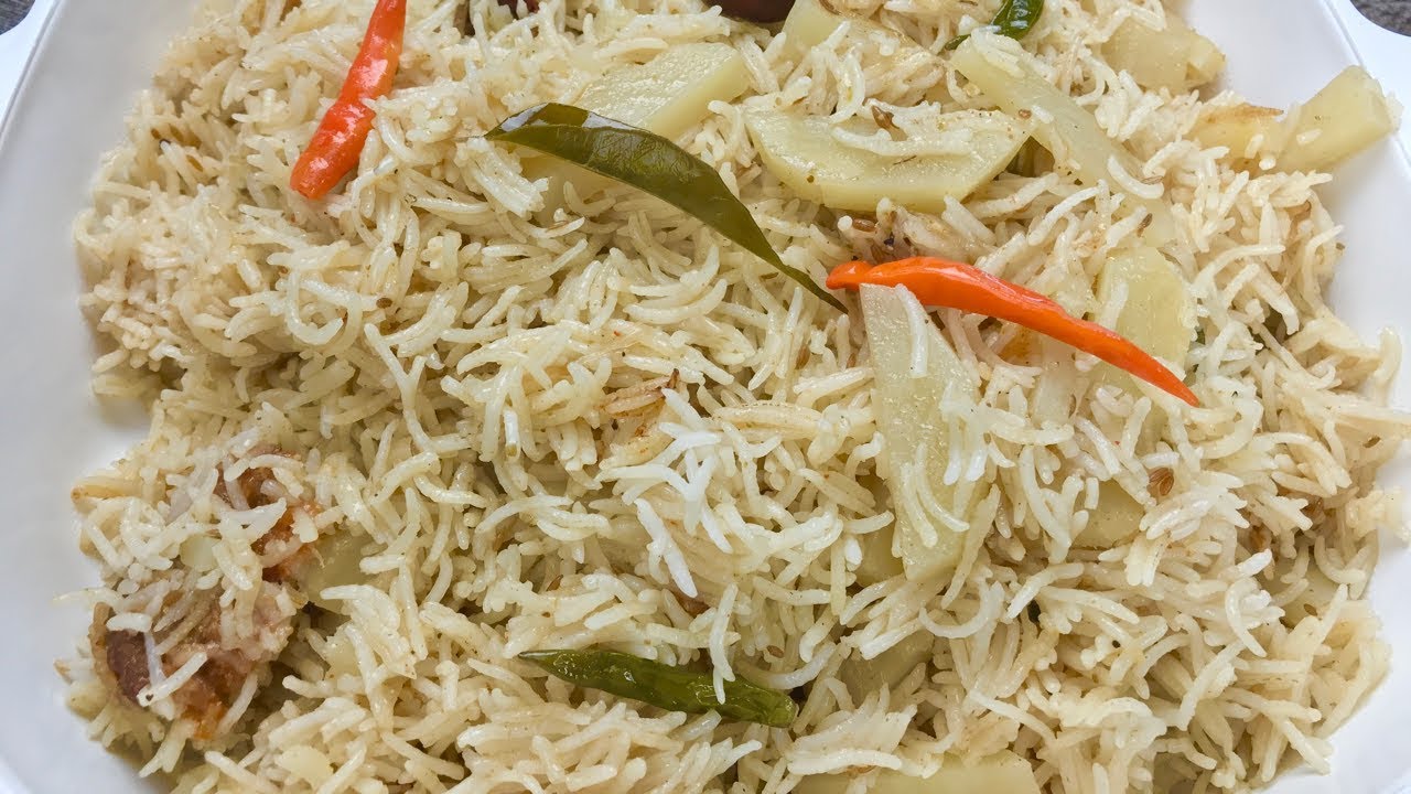 Aloo Pulao Recipe Potato Rice Recipe cooking with passion YouTube