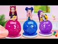 Kpop Demon Hunters Jelly Dessert 💙 HUNTRIX Magical Candy Sphere Battle ✨ Rumie Cakes