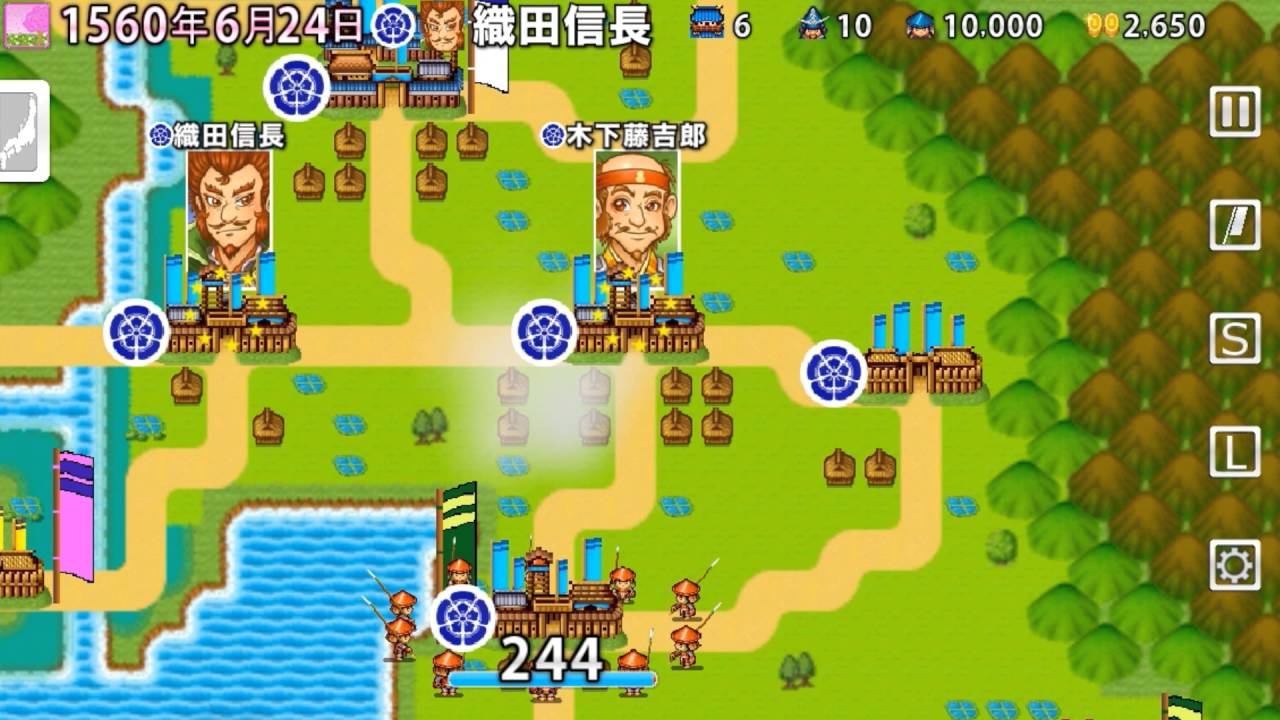 Iphone用戦国シミュレーションゲーム ポケット戦国 ゲームの紹介 Youtube