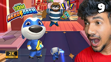 Talking Tom Hero Dash Gameplay Walkthrough Part 9 QHD Full Screen