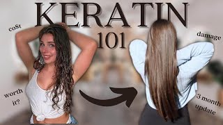 My KERATIN TREATMENT Before and After Cost Process 3 Month Update Worth It thevivirose
