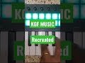 KGF1 Music recreated