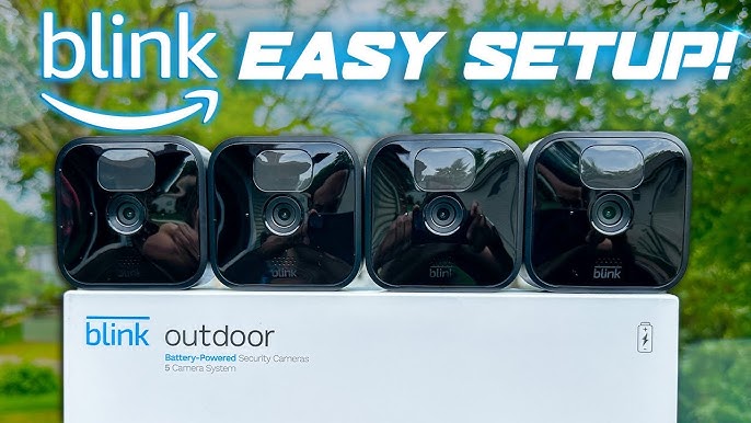 Blink Outdoor 4 (4th Gen) Wireless Outdoor Smart Home Security Camera  System with 5 Cameras, up to 2-Year Battery Life (Black) B0B1N4LM4J - The  Home Depot