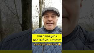 Три принципа, как поймать удачу