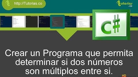 sentencia if-else -- visualStudio c#(numeros múltiplos entre si)