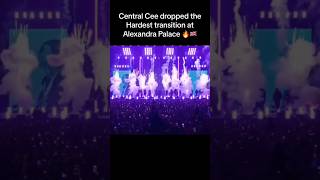 Central Cee did the hardest transition of "Doja" at Alexandra Palace
