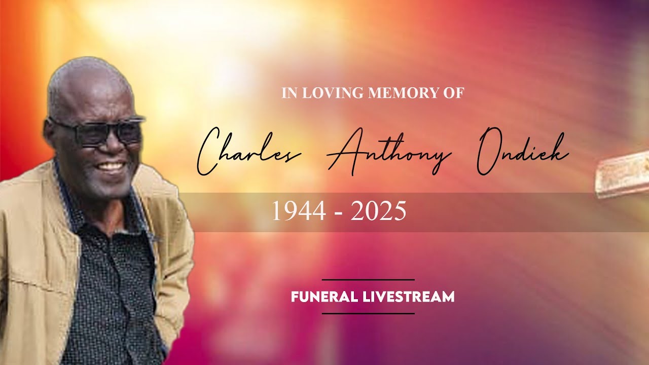 Celebration Of Life Of Charles Anthony Ondiek - YouTube