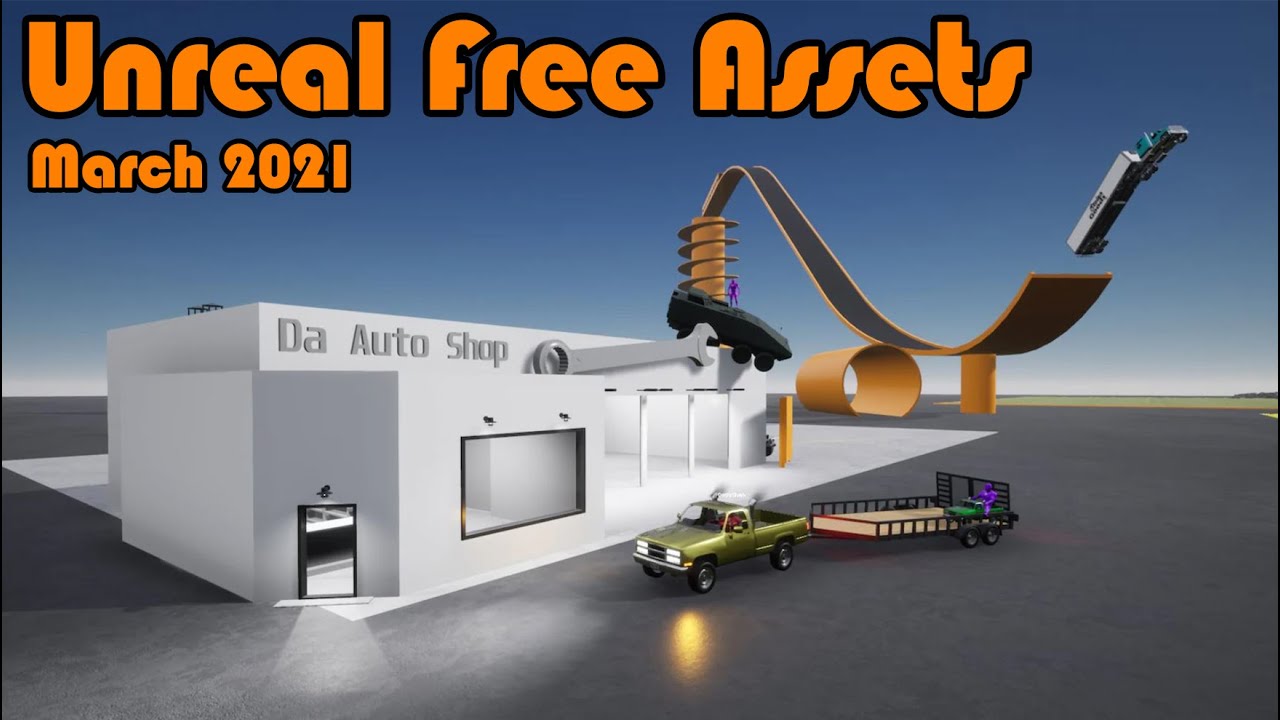 Unreal Engine Free Assets | March 2021 - YouTube