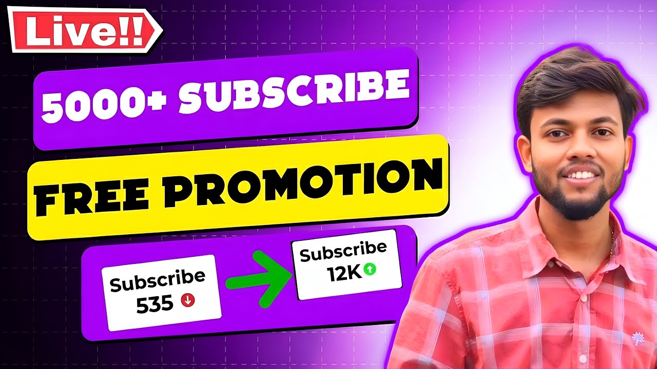 live🔴Live Channel Promotion|| Live Channel Checking And Promotion || 500+Subs Free 2 मिनट में ले ज