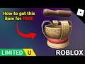 FREE ITEMS LIMITED - HOW TO GET FREE ITEM Roblox Singing Bowl Crown in The Block