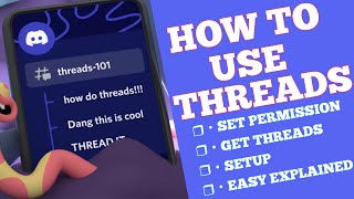 Discord Threads | How To Get, Create, Give Permission, Setup | Everything Explained | New Features.