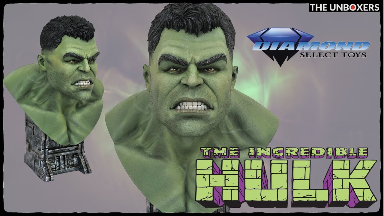 インクレディブル・ハルク レジェンダリースケールバスト Hulk Legends in 3-D Bust | Diamond Select Toys | Unboxing & Review