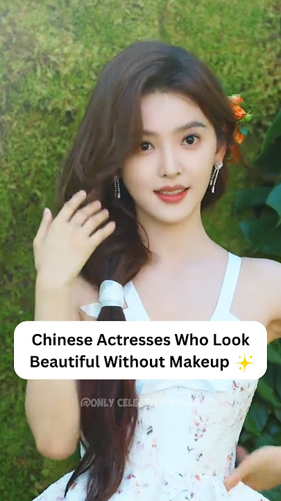 Chinese Actress Look Gorgeous Without Makeup 💖 #cdrama #shorts #zhaolusi