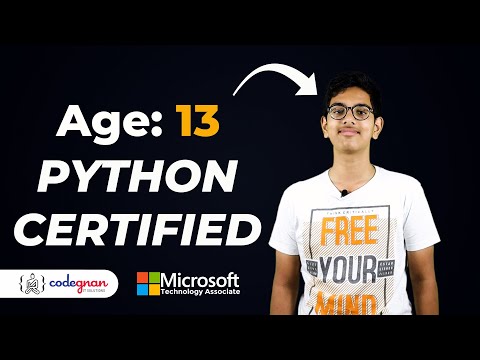 13-Year-Old got Python Certified from Microsoft Technology Associate | Jayadev | MTA | Codegnan