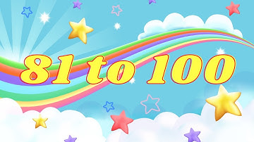 Numbers Name | Number Names 81 to 100 With Spelling l Maths For Beginner l English Numbers