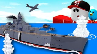 Build a Boat  Атака на   БИСМАРК 🚢  Roblox