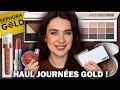 Haul journes gold sephora et mini revues 