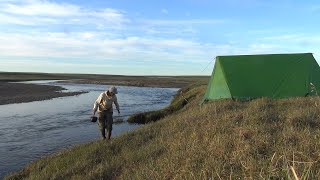 Сквозь Таймыр на мыс Челюскин. Часть 2. Бурлак на Поперечной.