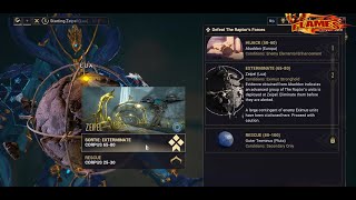 Warframe Outer Terminus (Pluto) Mission Rescue level 80-100