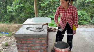 The single mother couldn't hide her happiness when her dream kitchen was finally completed – the ..