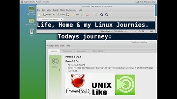The Mate Desktop Installed On FreeBSD13. Unix Like Operating System Not Linux