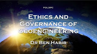 08. Ethics and governance of geoengineering Profile