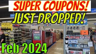 Harbor Freight's NEW Super Coupons Feb 2024 Unlock Huge Savings #tools #tooldeals